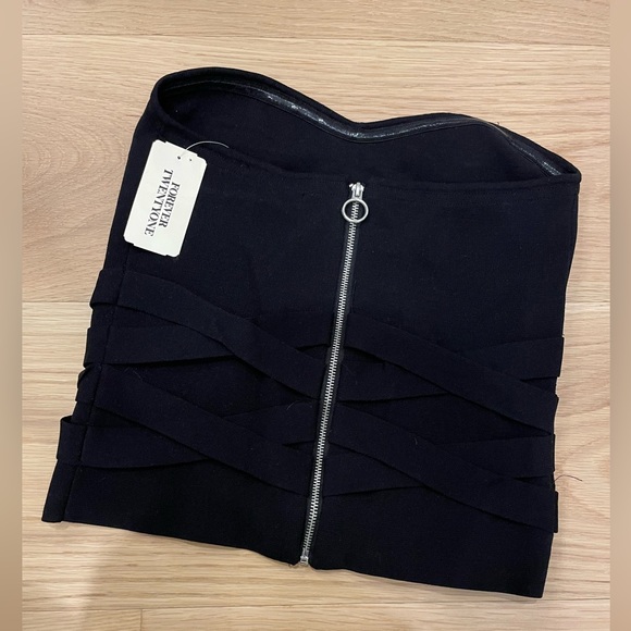 Black tube top - Picture 1 of 3